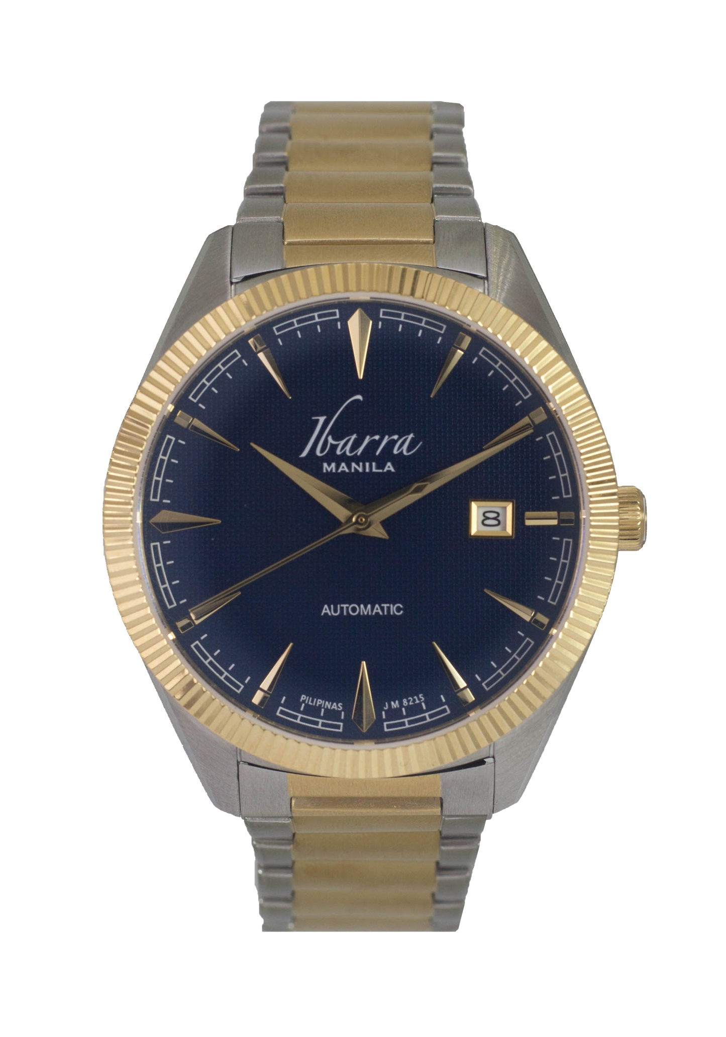 [VS] Rizal 40mm Automatic Two-Tone Gold Watch (Blue Dial)