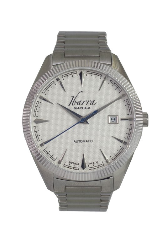 [VS] Rizal 40mm Automatic Steel Watch (White Dial)