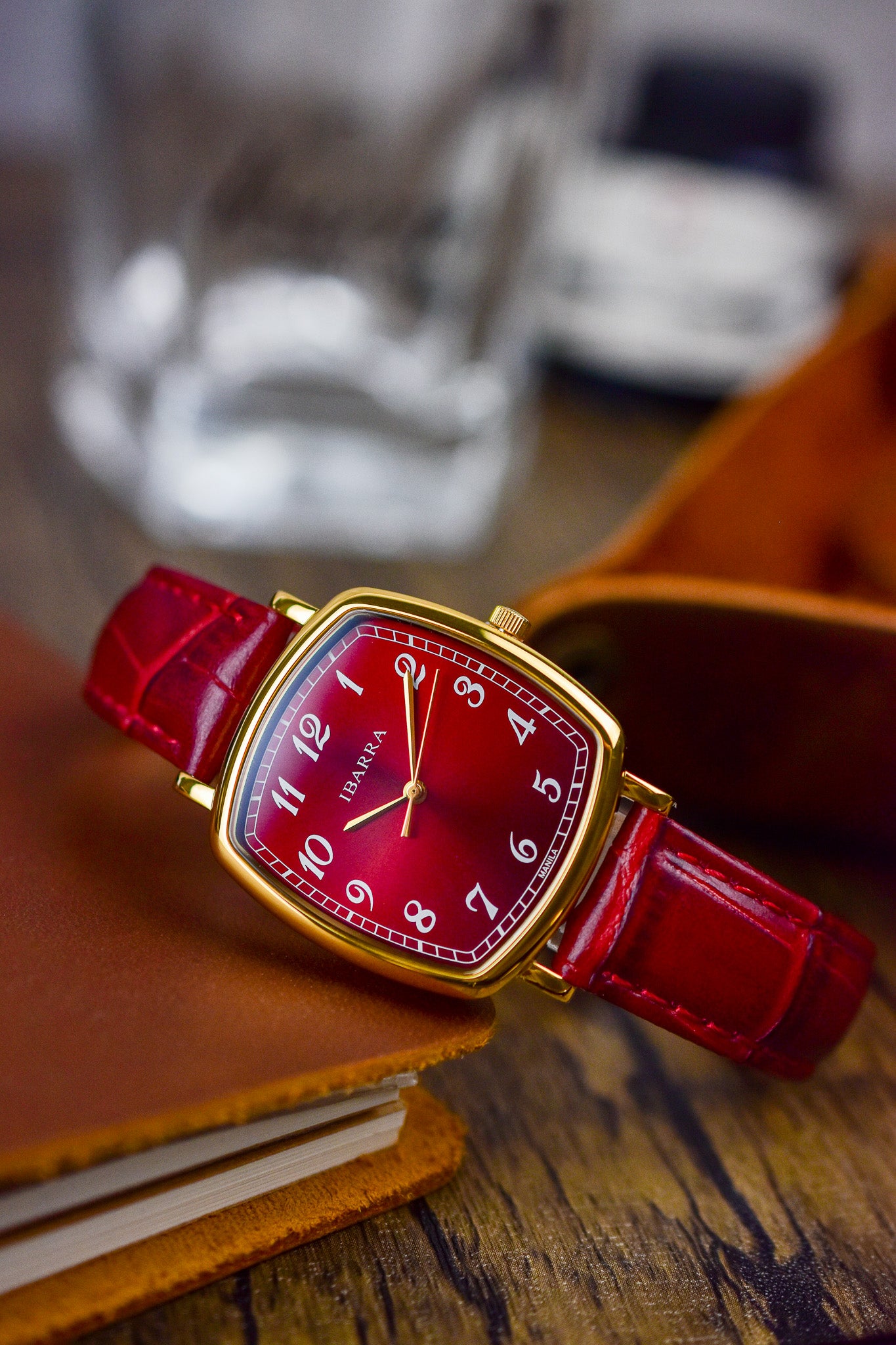 Trofeo 1898 Quartz (Red Enamel Dial)