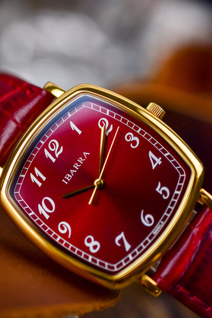 Trofeo 1898 Quartz (Red Enamel Dial)