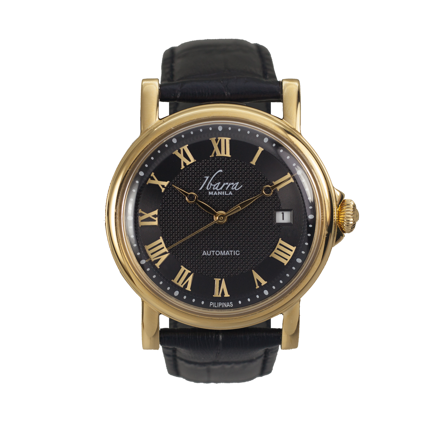 MARIANO (BLACK) 38MM AUTOMATIC DRESS WATCH