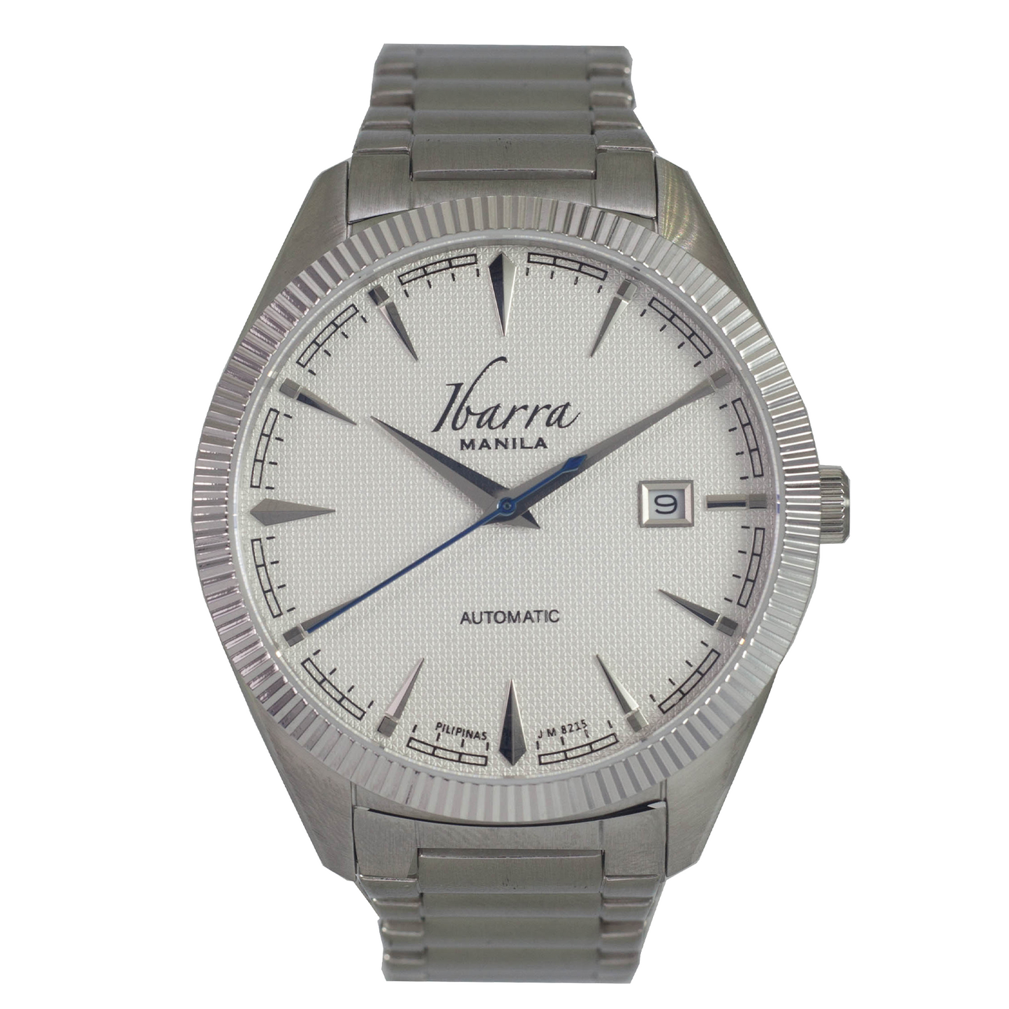 RIZAL 40MM AUTOMATIC STEEL WATCH (WHITE DIAL)