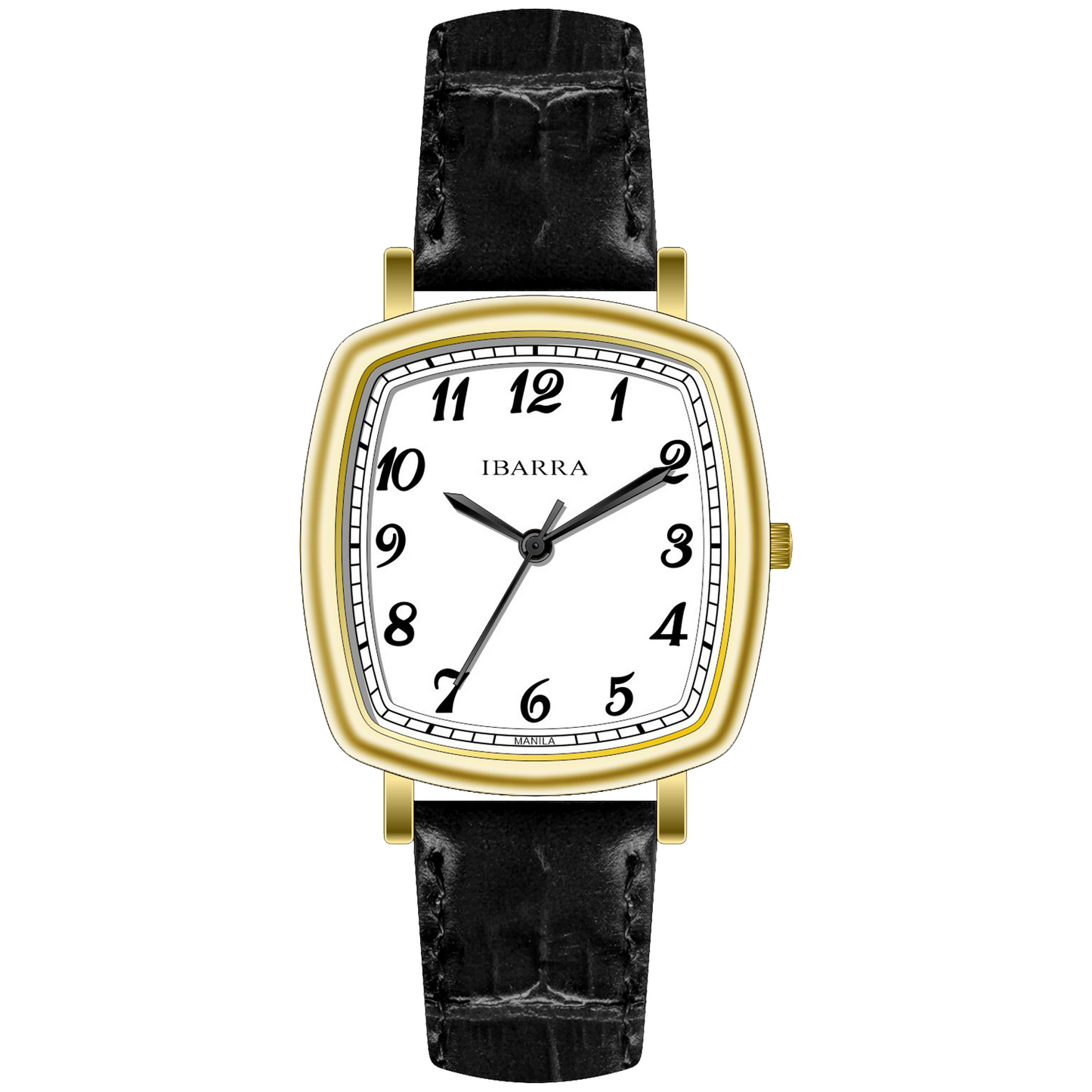 Trofeo 1898 Quartz (Classic Gold - White Enamel Dial)