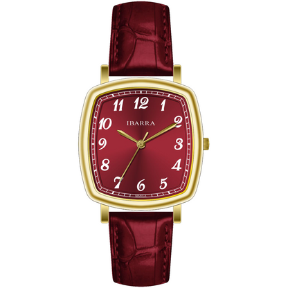 Trofeo 1898 Quartz (Red Enamel Dial)