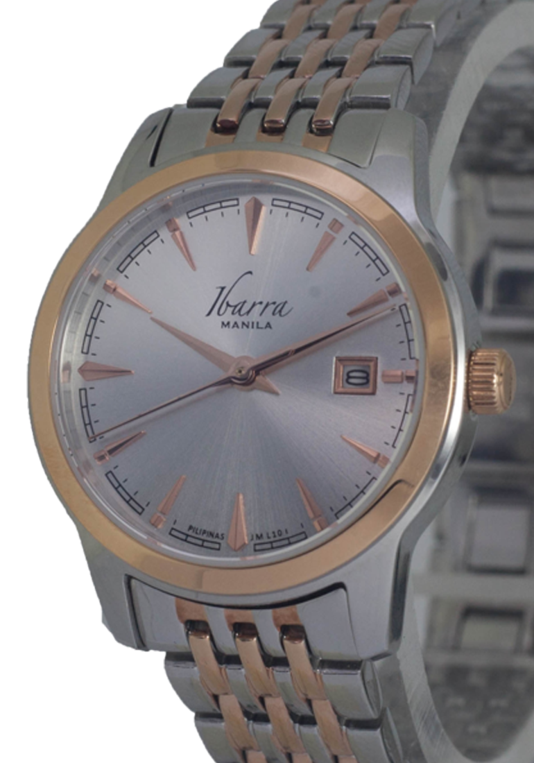 RIVERA 29MM QUARTZ TWO-TONE ROSE GOLD WATCH (SILVER DIAL)